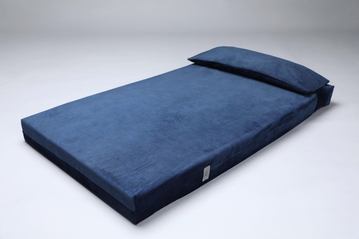 2-sided velvet dog bed. ROYAL BLUE - European handmade dog accessories by My Wild Other